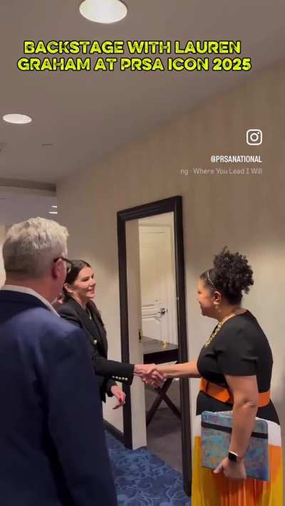 Backstage with Lauren Graham at PRSA&rsquo;s ICON | October 28, 2025