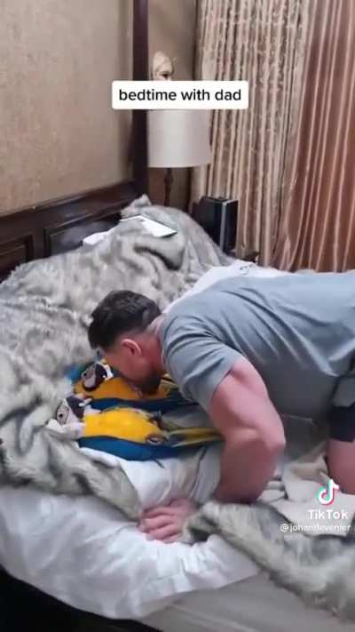 Bed time with dad