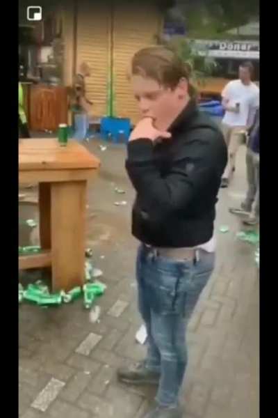 Man must've felt not so good