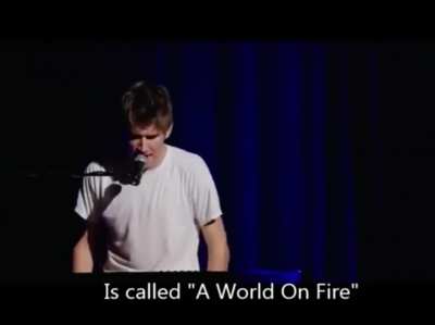 &ldquo;A world on fire&rdquo; by Bo Burnham