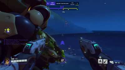 This Orisa&rsquo;s entire team quit in a comp game. She was notably absent as the game winded down, so I went to check in on her&hellip; Only to witness this. Godspeed, stallion.
