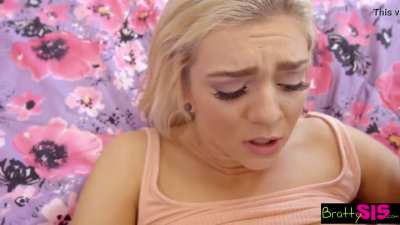 Sister Gets Really Mad When Brother Creampies Her