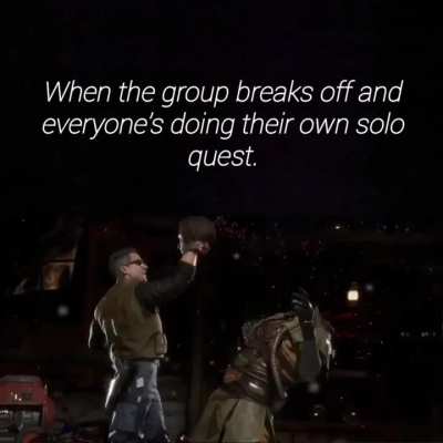 It's like that sometimes.