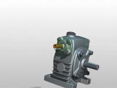 Worm gear reduction from motor to chain