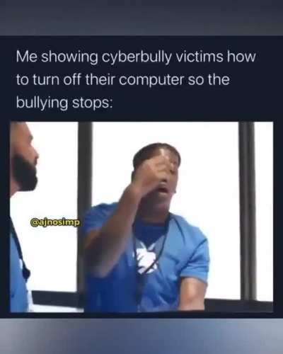 we ended cyber bullying boys 😎👊