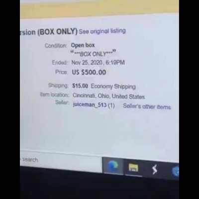 WCGW if you don’t read the listing properly