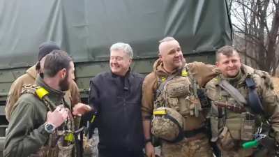 &ldquo;Such moments are worth living for. A very positive day at the front among our defenders. And a lot of laughter - there is no war without it.&rdquo;