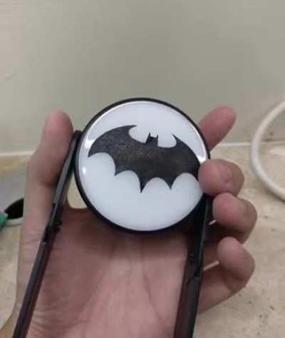 Making of bat man lamp