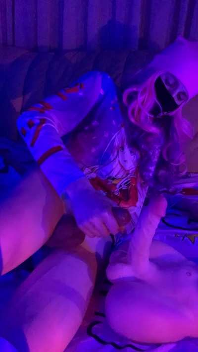 Marking your cock with my girlcum to assert my dominance