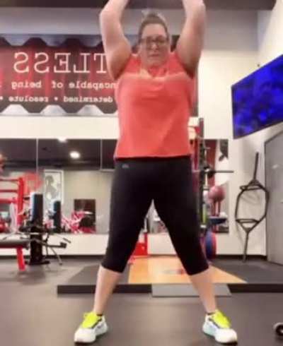 To workout with the medicine ball
