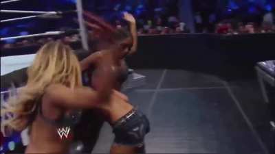 AJ Lee spanked by Funkadactyls