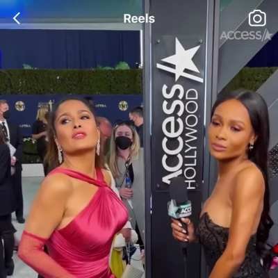 Looking busty today at the Screen Actors Guild Awards