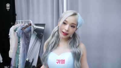 Gahyeon being cute &amp;lt;3