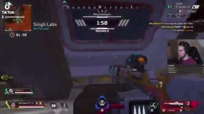 3 bullets 3 headshots. Insane kraber clutch