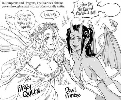 Warlock pacts.