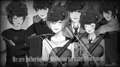 Dark-haired Moldavan ( Only "Old men" are going into battle ) DDLC adaption - Doki Doki Records