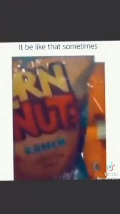 If you got a nutty buddy...