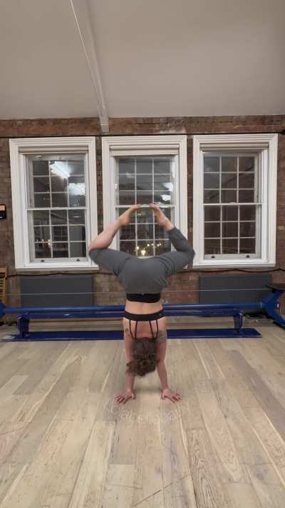 Warming up my hips! 