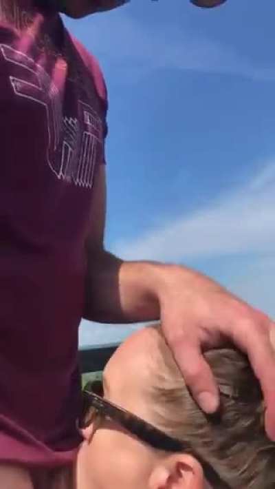 I&rsquo;m sure the boats on the lake enjoyed what was happening on top of the lighthouse [f][m]
