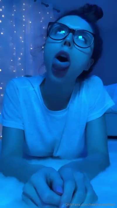 Heatheredeffect asmr tongue teasing
