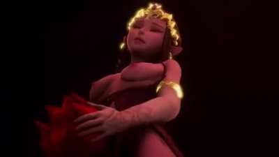 Link gets cucked, PART 1: Zelda's pussy licked by Ganondorf (Unknown Artist)