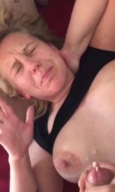 Big Titted Amateur Was Not Wanting It On Her Face