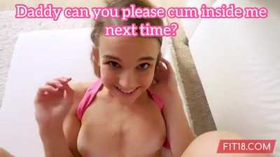 You Don't want to disappointed your daughter