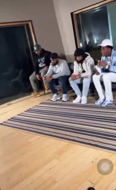 Ace with 4 of his biggest YouTube supporters🔥looks like he let them here the album plus recorded a music video with them