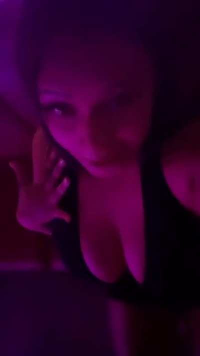 At the club