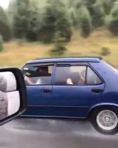 A new way to drive in the rain...