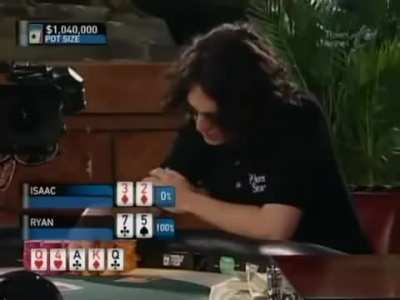 Two guys bluff each other