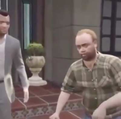When your character appears in a cutscene