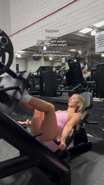 follow her workout