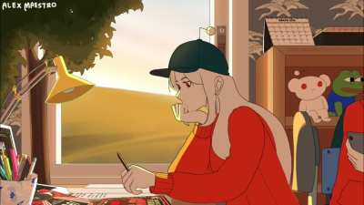 I made a Lofi animation of the Teen Snoos AND I made a song to go along with it!