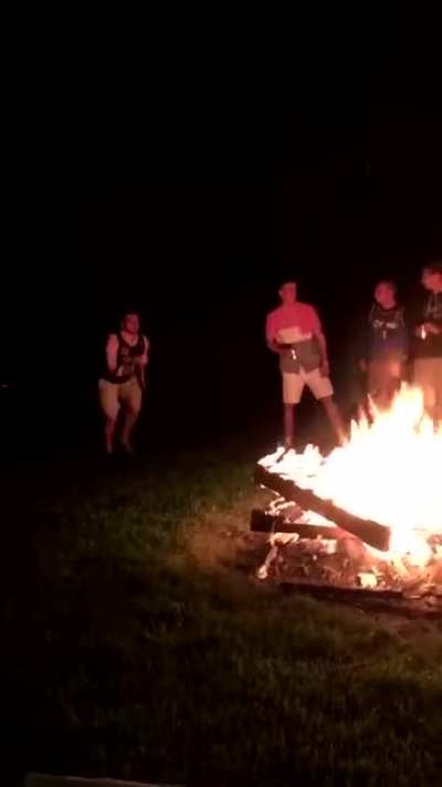 Jumping over a fire&hellip;