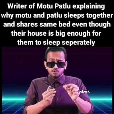 Motu aur Patlu ki jodi 🏳️&zwj;🌈