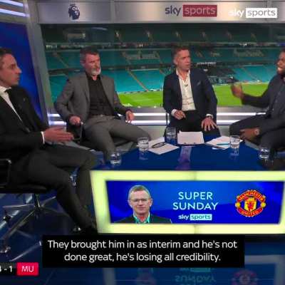 [Sky Sports] Micah Richards and Gary Neville have a "heated" argument about Ralf Rangnick's role at Manchester United