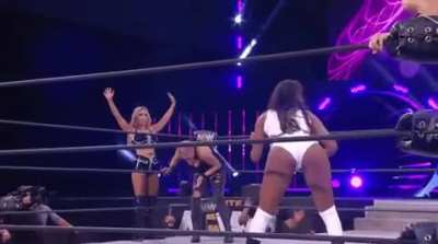 Brandi Rhodes booty shake & spank