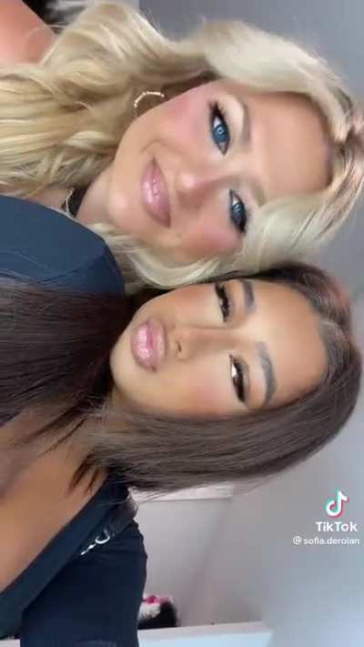 Blocking her friend with those cannons&hellip;