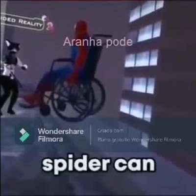 Spider Man cadeirante