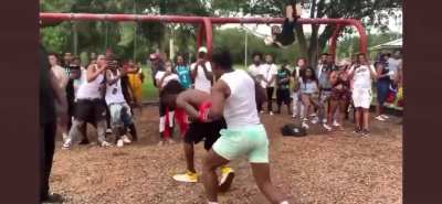 HMJB while I swing during a boxing match