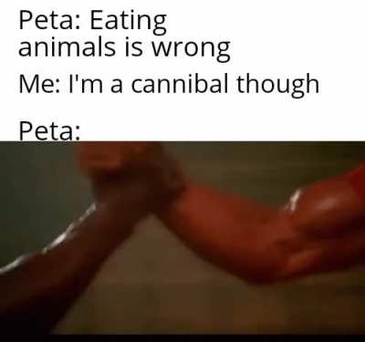 human flesh is fine