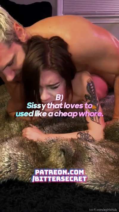 Choose your persona sissy 🥵