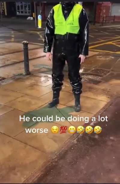 A human urinal