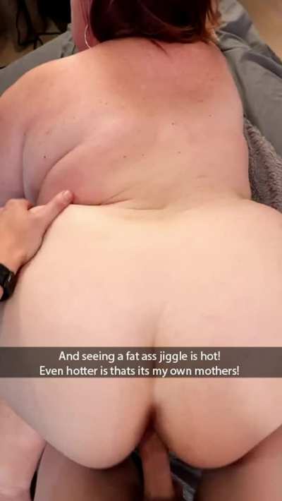 Mom's going to show me what a fat girl can do