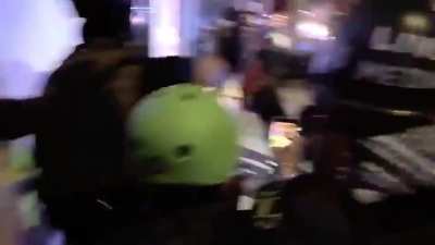[Portland, Or] From a protest last night, Portland Police directly targets and arrest a woman who repeatedly and clearly identifies herself as a "documented member of the press". The arresting officer replies "no your not".