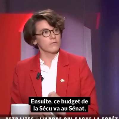 Explication de la procédure parlementaire pour le décalage de la réforme des retraites par Gabrielle Cathala NFP-LFI
