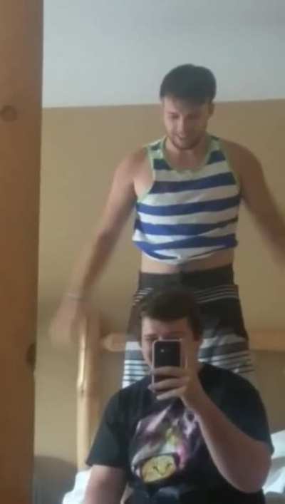 My one friend slapping the other in the face. Still one of the funniest things I&rsquo;ve seen