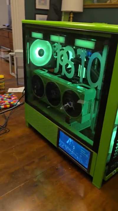 I built a Brat Themed Computer named Charli XPCX