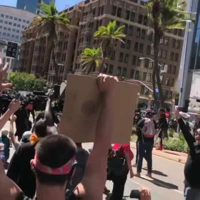 Next time you're about to make a comment about how the protestors deserve what they're getting, or must be rioters and looters, or that all this police response is provoked, think about this